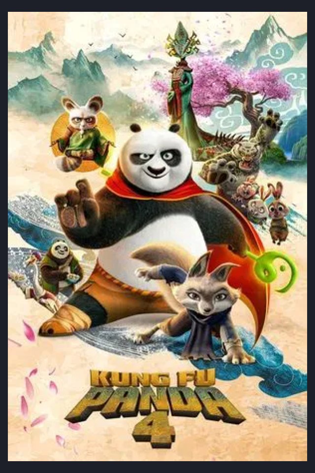 Locandina di Kung Fu Panda 4