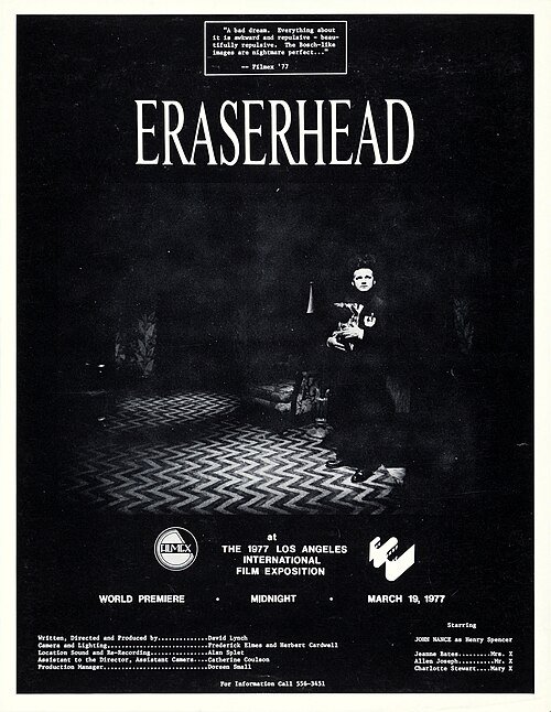 Locandina di Eraserhead - La mente che cancella
