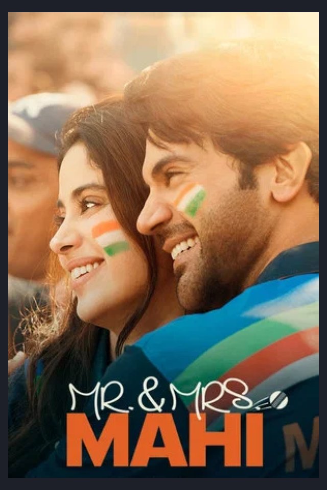 Locandina di Mr. & Mrs. Mahi