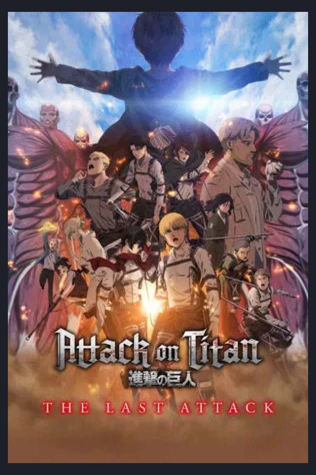 Locandina di Attack on Titan: The Last Attack