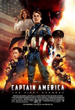Locandina di Captain America - Il primo Vendicatore