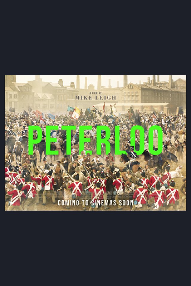 Locandina di Peterloo