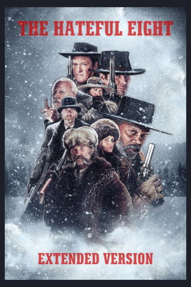 Locandina di The Hateful Eight: Extended Version